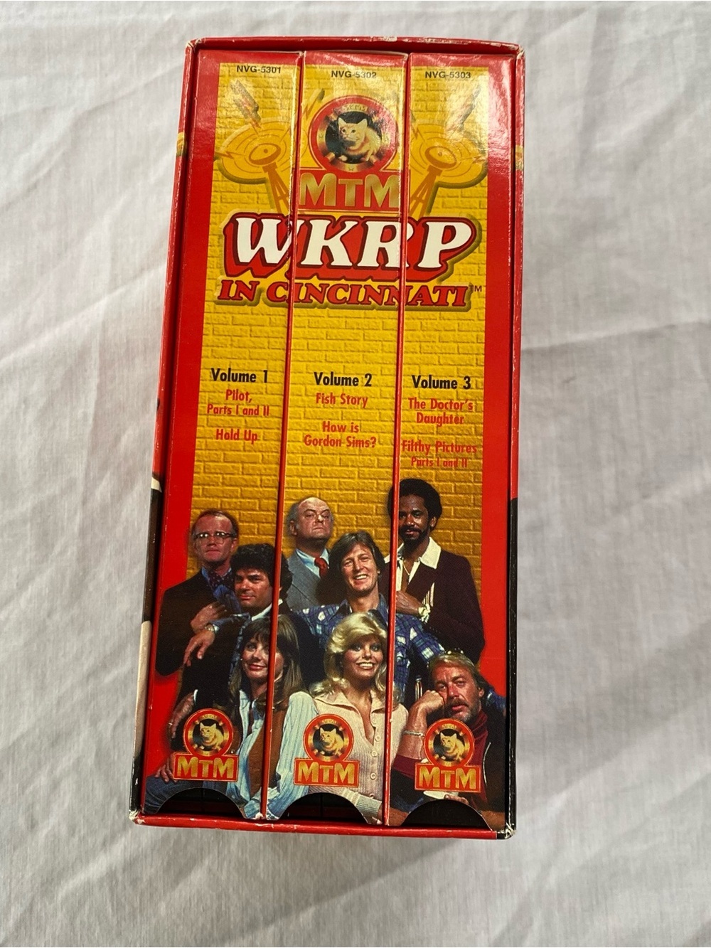 Vintage WKRP In Cincinnati VHS Box Set MTM Volume 1 2 3 Comedy TV Series